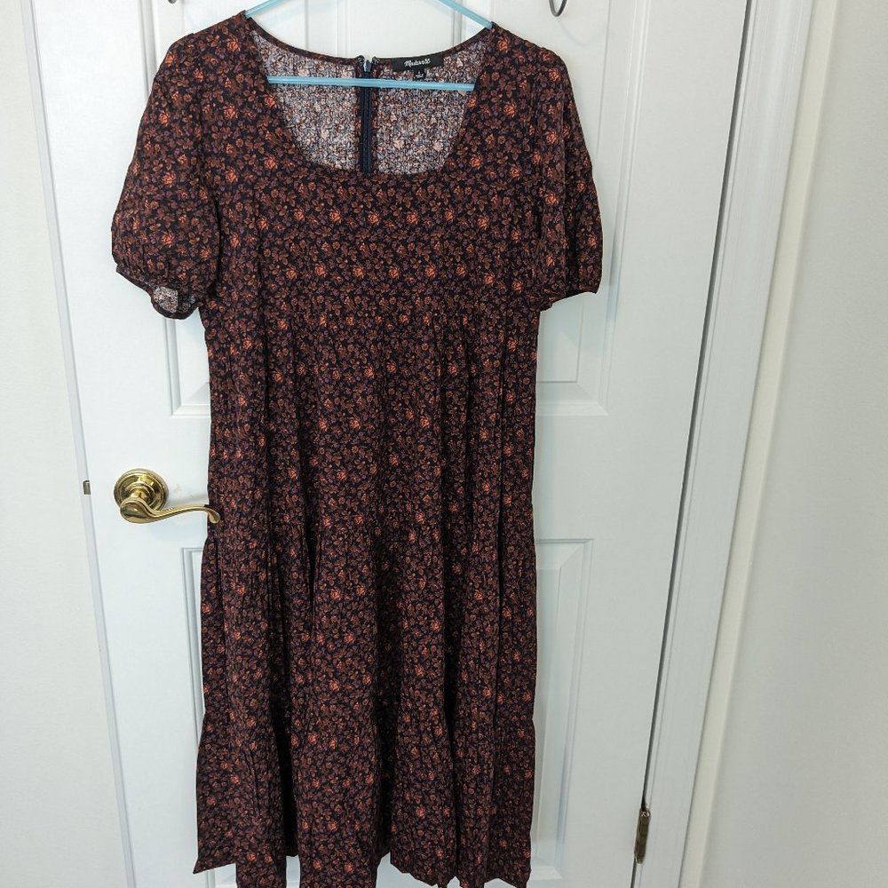 NWOT Madewell Tiered Midi Dress 4